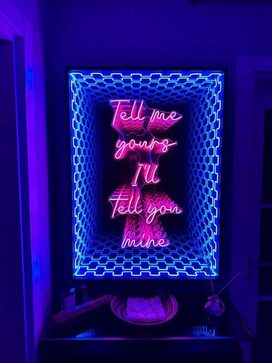 Tell me yours I'lls tell you mine Infinity Tunnel neptunneondesign 