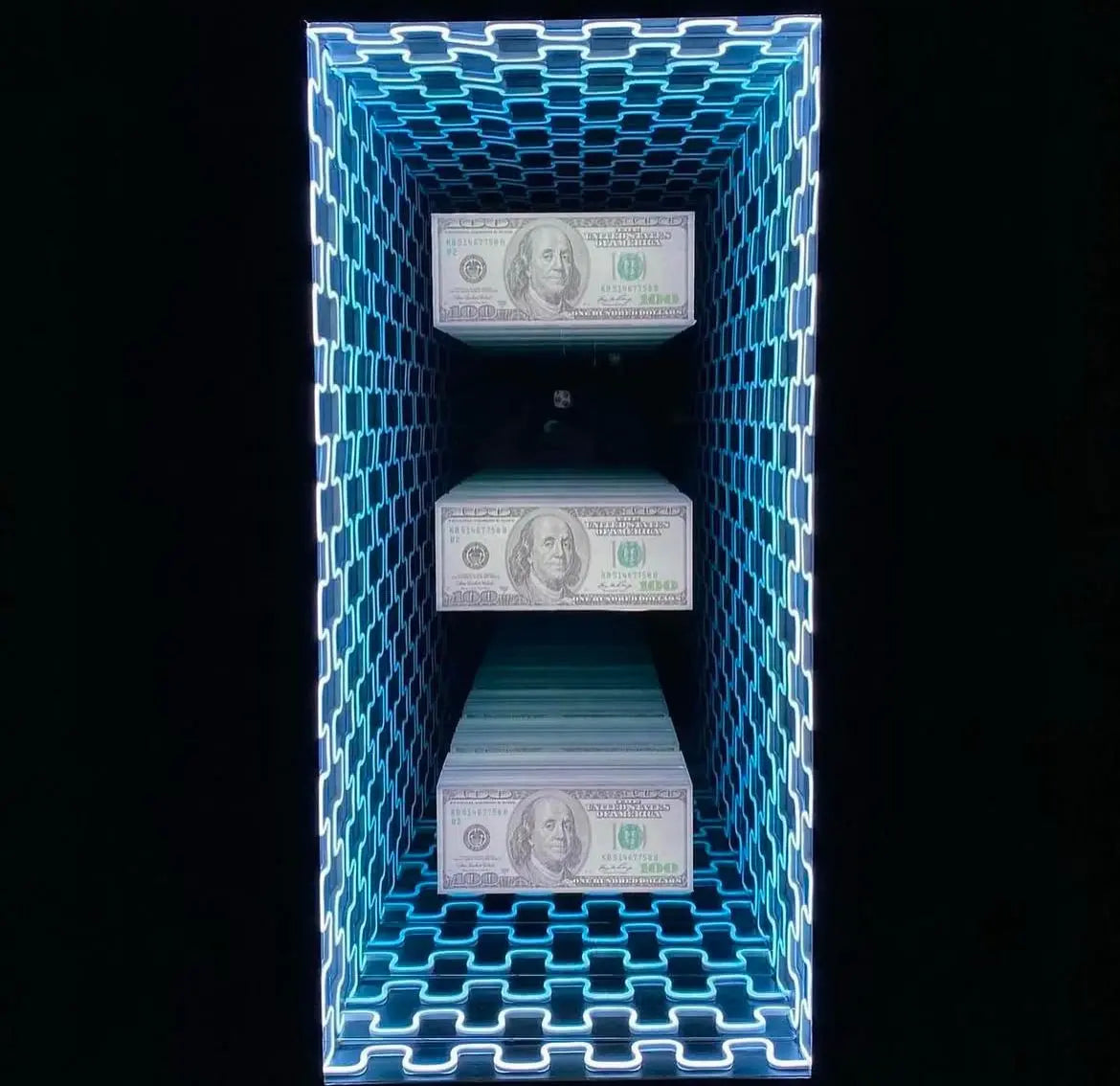 Money x Infinity Mirror, Neon Signs | Neon Paradyse. NeonParadyse 