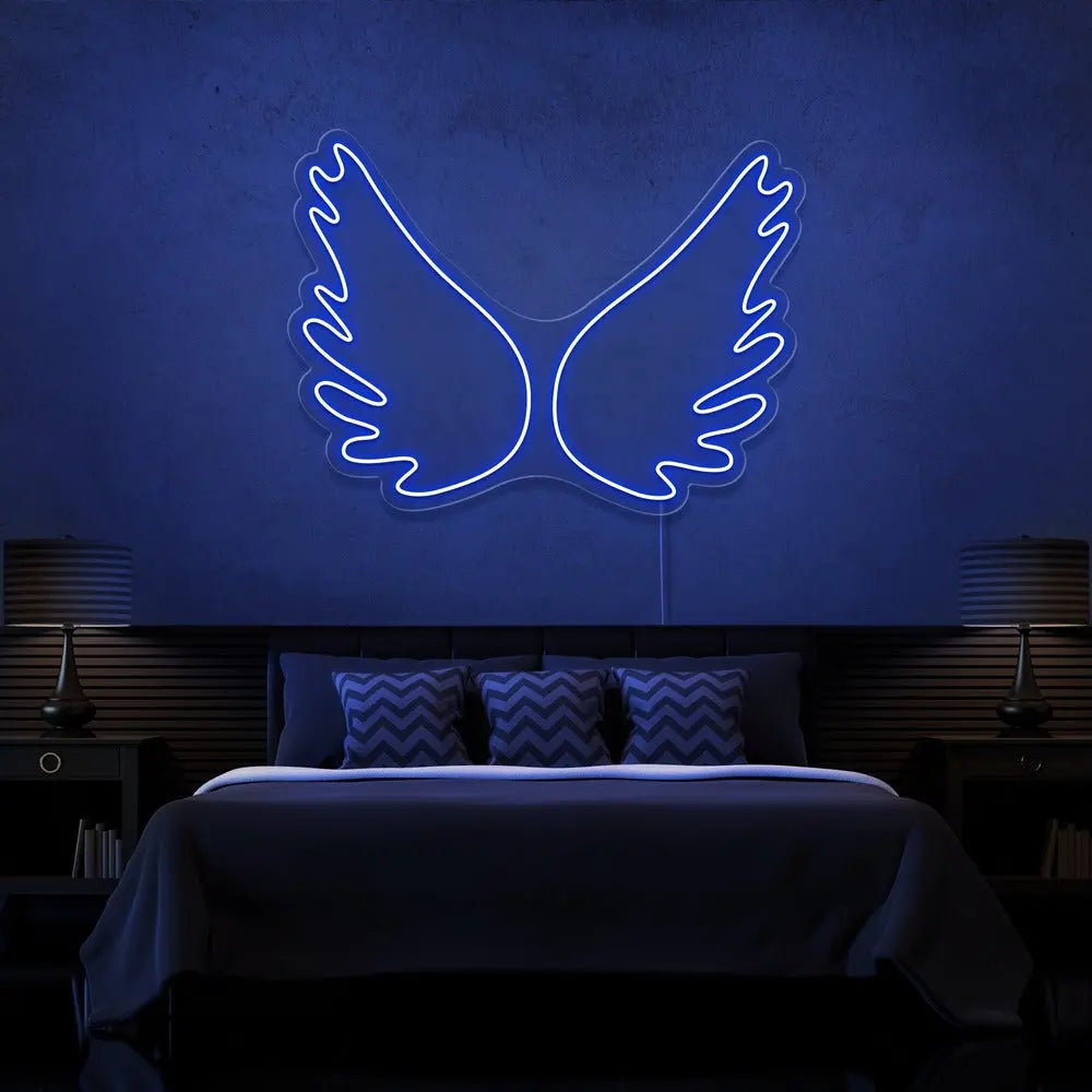 Angel Wings Neon Sign 𝕹𝖊𝖔𝖓 𝐏𝐚𝐫𝐚𝐝𝐲𝐬𝐞 