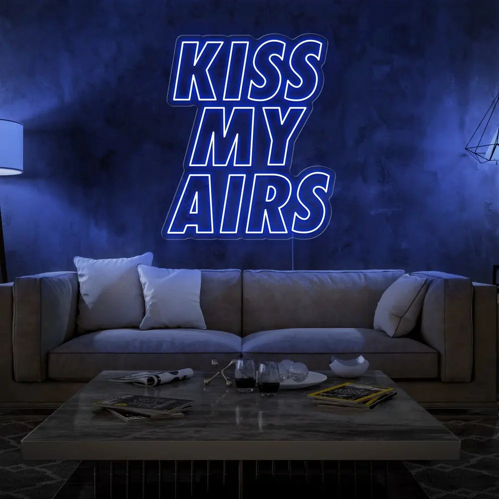 Kiss My Airs Neon Sign 𝕹𝖊𝖔𝖓 𝐏𝐚𝐫𝐚𝐝𝐲𝐬𝐞 