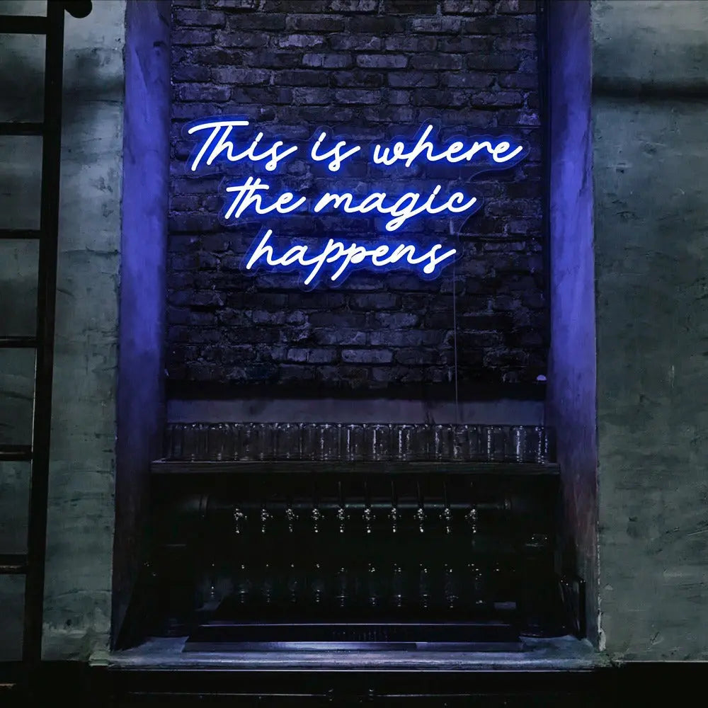 This Is Where The Magic Happens Neon Sign 𝕹𝖊𝖔𝖓 𝐏𝐚𝐫𝐚𝐝𝐲𝐬𝐞 