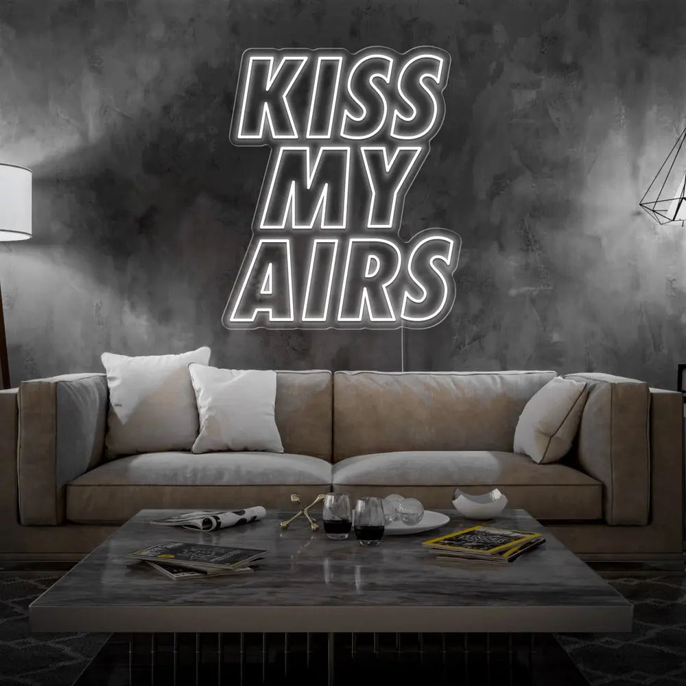 Kiss My Airs Neon Sign 𝕹𝖊𝖔𝖓 𝐏𝐚𝐫𝐚𝐝𝐲𝐬𝐞 