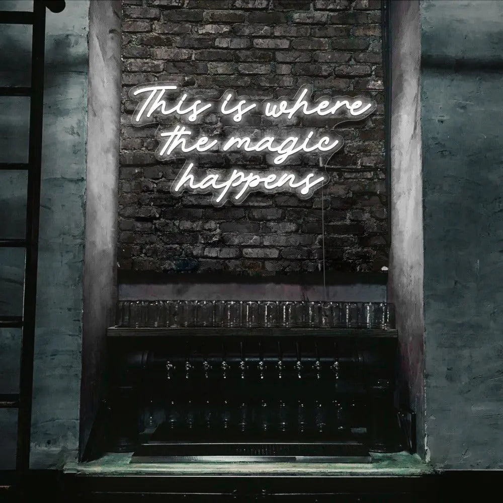 This Is Where The Magic Happens Neon Sign 𝕹𝖊𝖔𝖓 𝐏𝐚𝐫𝐚𝐝𝐲𝐬𝐞 