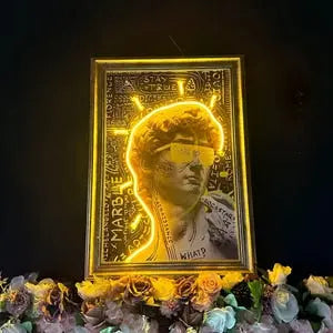 MICHELANGELO David neon sign Neon x canvas NeonParadyse 