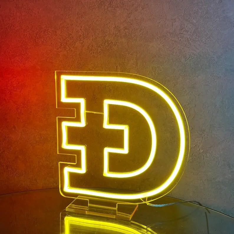 Dogecoin LED Neon Sign | Neon Paradyse. NeonParadyse 