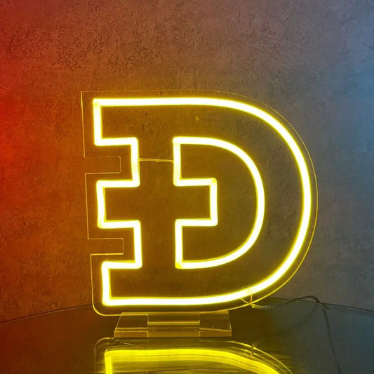 Dogecoin LED Neon Sign | Neon Paradyse. NeonParadyse 