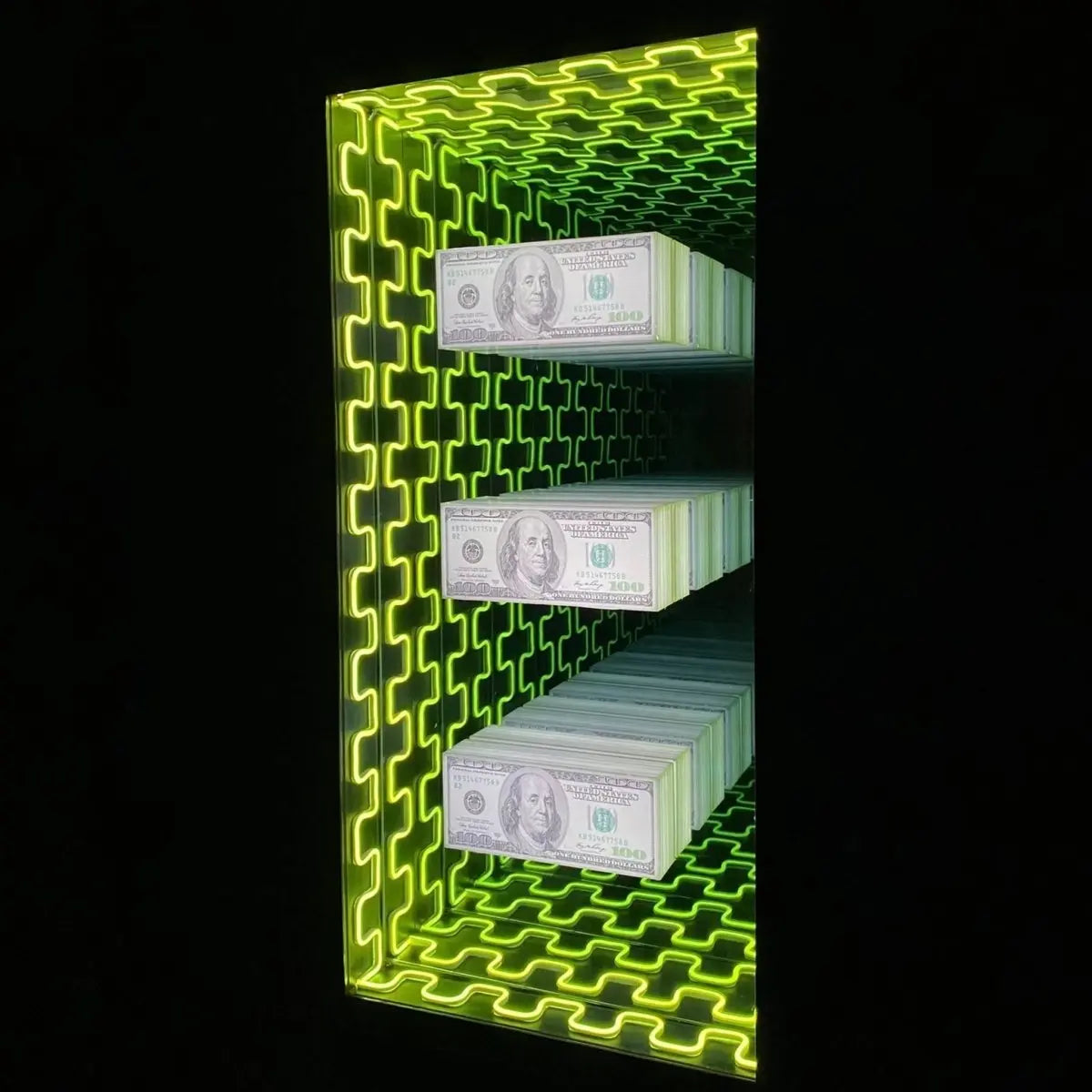 Money x Infinity Mirror, Neon Signs | Neon Paradyse. NeonParadyse 