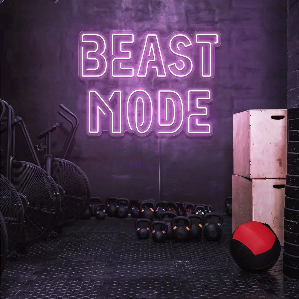 BEAST MODE Neon Sign 𝕹𝖊𝖔𝖓 𝐏𝐚𝐫𝐚𝐝𝐲𝐬𝐞 