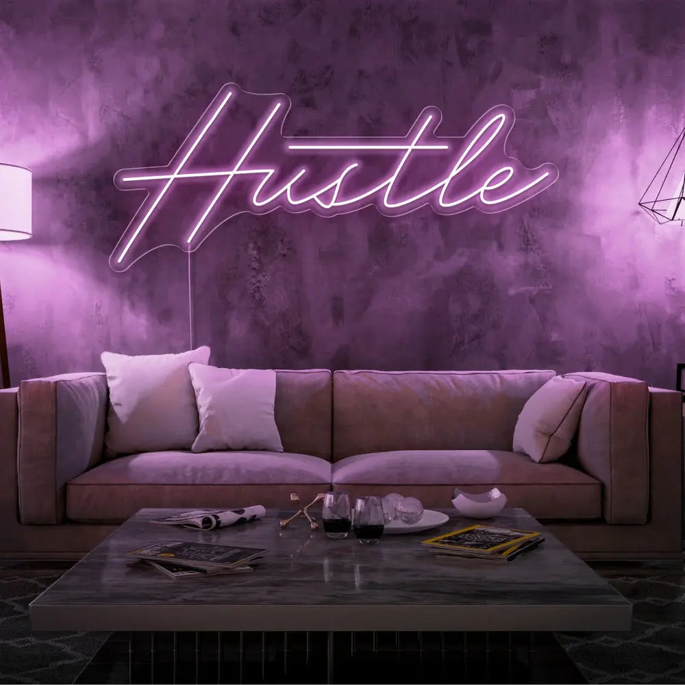 Hustle Neon Sign 𝕹𝖊𝖔𝖓 𝐏𝐚𝐫𝐚𝐝𝐲𝐬𝐞 