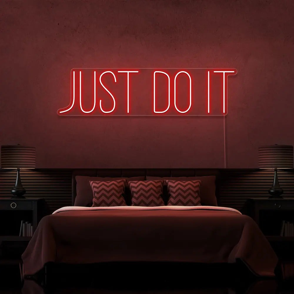 Just Do It Neon Sign 𝕹𝖊𝖔𝖓 𝐏𝐚𝐫𝐚𝐝𝐲𝐬𝐞 