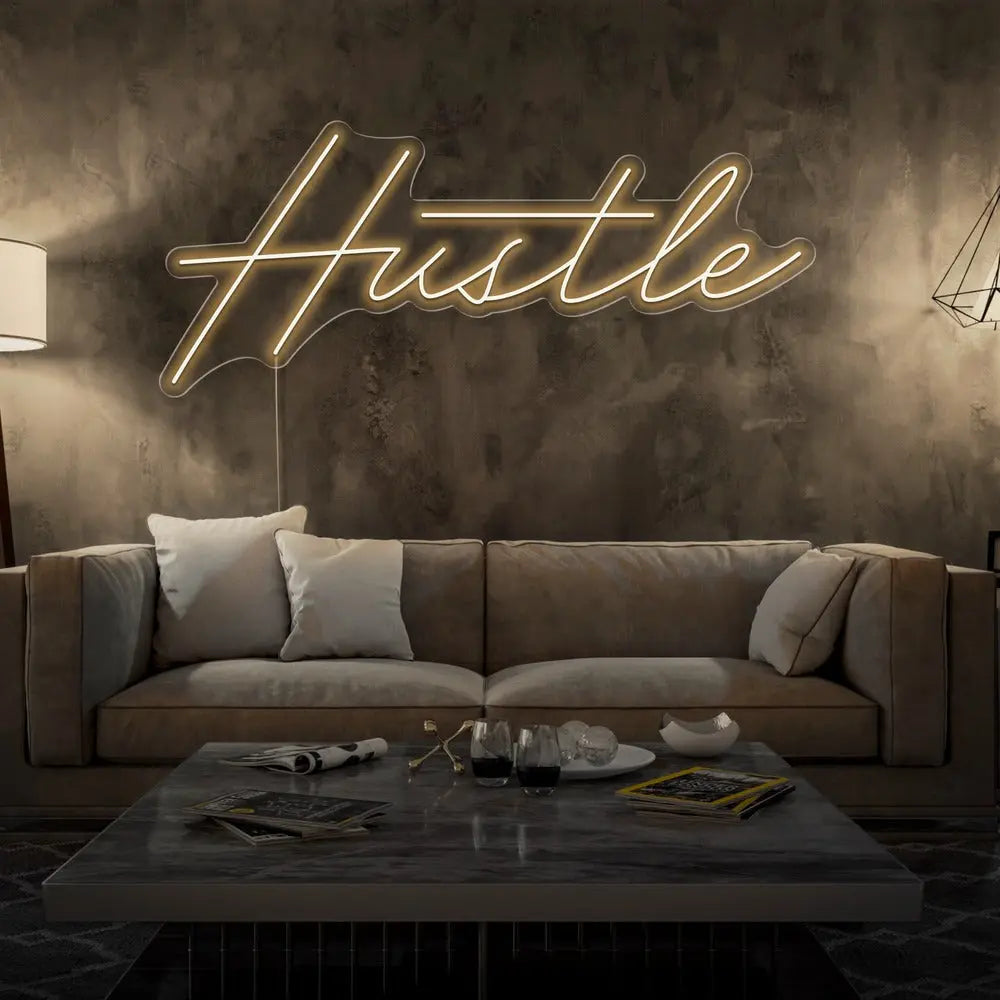 Hustle Neon Sign 𝕹𝖊𝖔𝖓 𝐏𝐚𝐫𝐚𝐝𝐲𝐬𝐞 