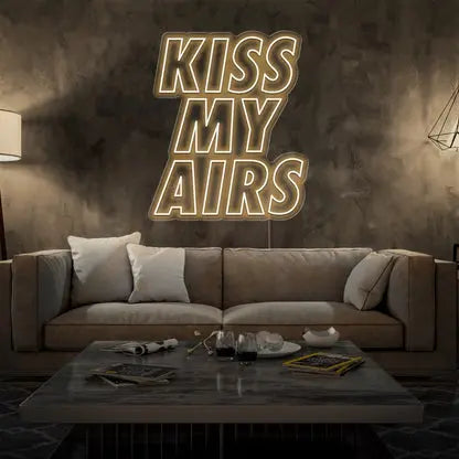 Kiss My Airs Neon Sign 𝕹𝖊𝖔𝖓 𝐏𝐚𝐫𝐚𝐝𝐲𝐬𝐞 